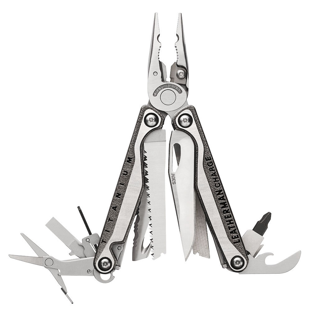 LEATHERMAN CHARGE TTI TITANIUM MULTITOOL MULTI TOOL + NYLON SHEATH
