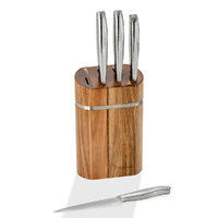 Stanley Rogers Domed Oval 5 Piece Knife Block 5pc 