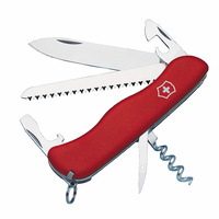 Victorinox Swiss Army Forester Lock Blade Knife Red