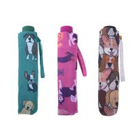 isGift Dog Collection Umbrella - Lightweight Travel Compact & Foldable - 3 Designs 
