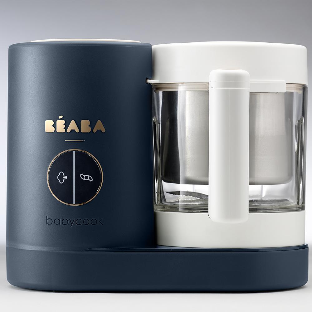 New BEABA Babycook Baby Food Processor Neo NIGHT BLUE Steam Cook Blend