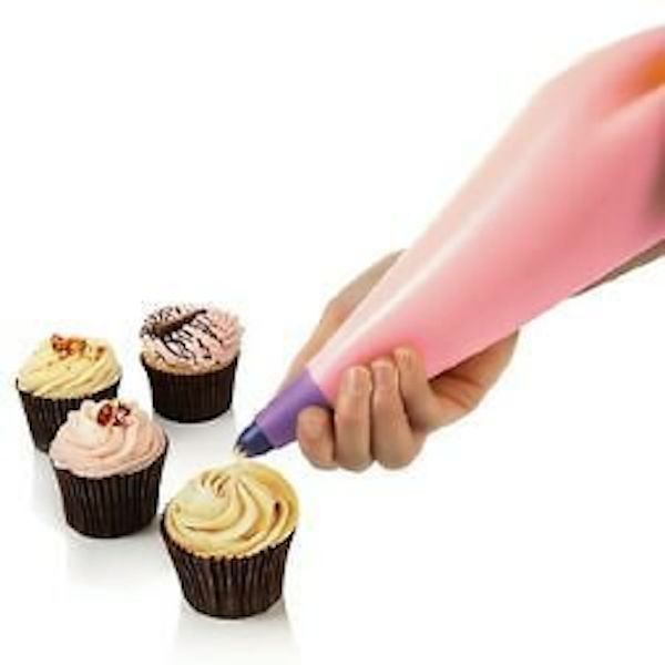 NEW TALA SILICONE PIPING BAG & LARGE NOZZLE SET ICING CREAM BOXED 9928 