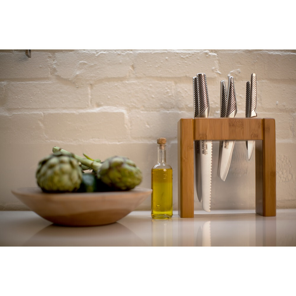 Global Zeitaku Knife Block 7 Pc Set