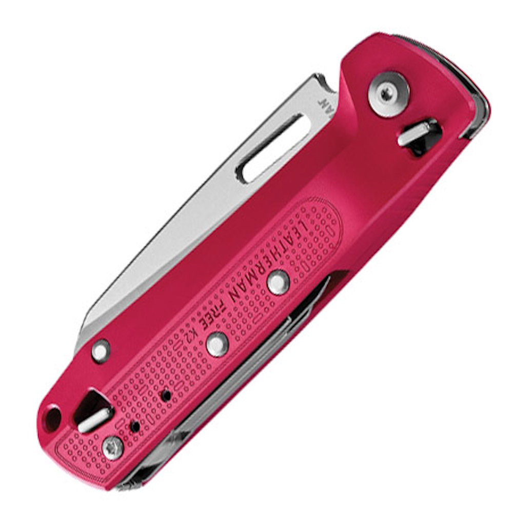 LEATHERMAN FREE K2 MULTITOOL + POCKET KNIFE 8 TOOLS CRIMSON Leatherman