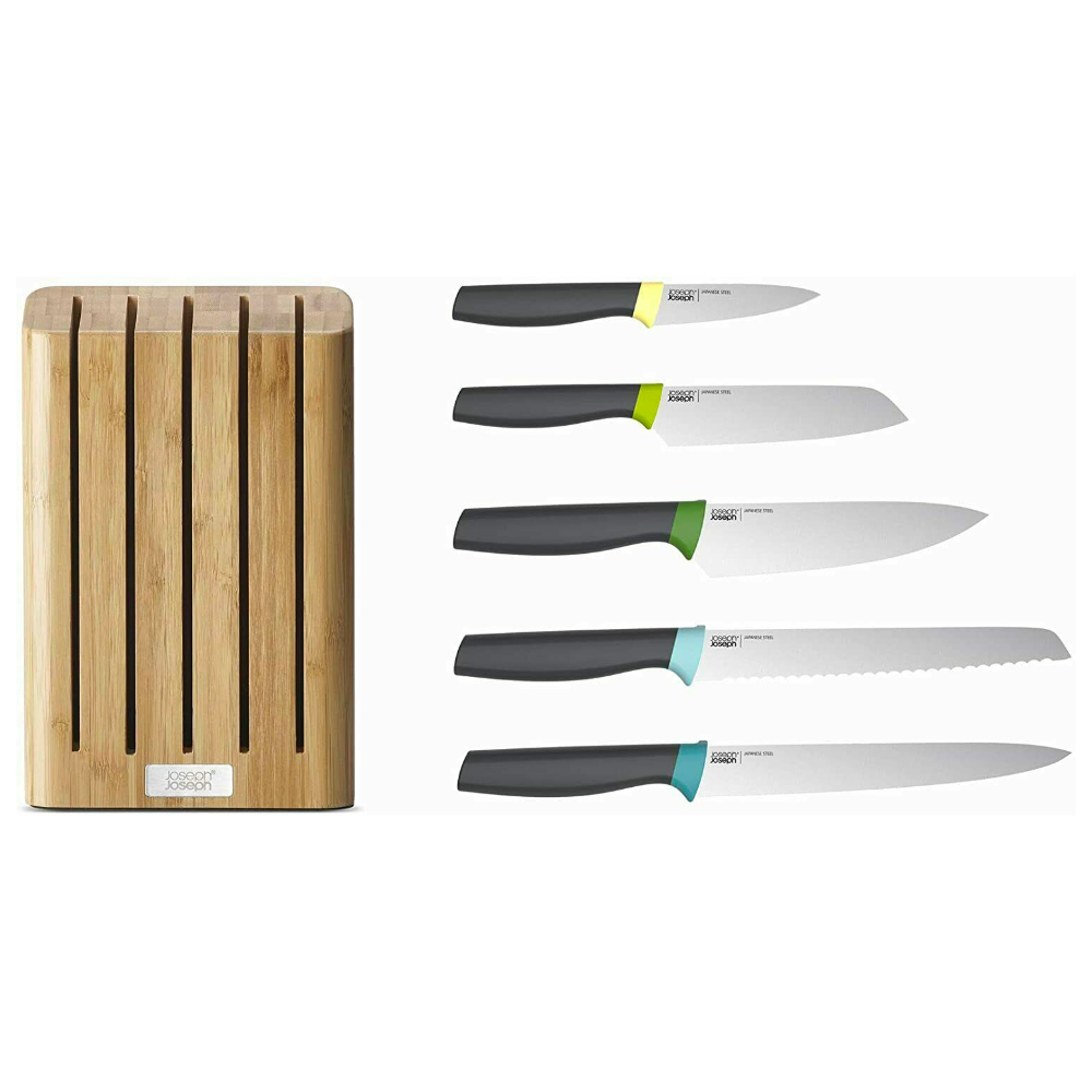 Knife set ELEVATE 10527, 6 pcs, with stand, Joseph Joseph 