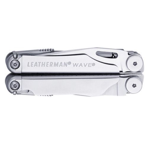 LEATHERMAN WAVE PLUS + STAINLESS MULTITOOL + LEATHER SHEATH + CRATER