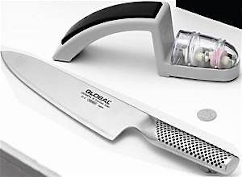 JAPANESE KATANA Global 6 Pc Knife Block Set PLUS MINO knife sharpener BNIB eBay