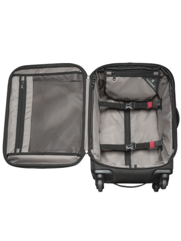 VICTORINOX TRAVEL AVOLVE 20 15CM EXPANDABLE CARRYON BAG SUITCASE BLACK