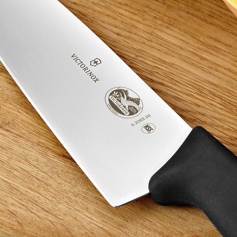 Image result for Victorinox Carving Knife Fibrox 20cm - Black