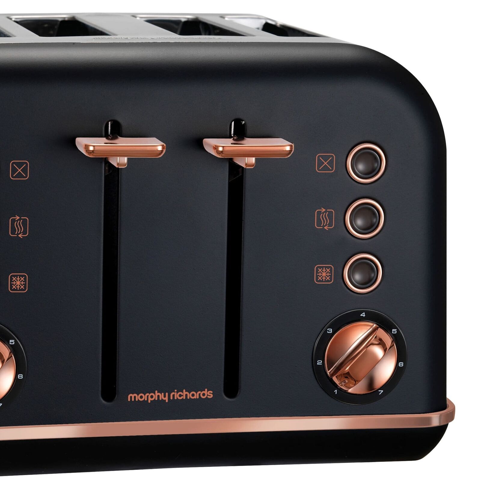 NEW MORPHY RICHARDS ACCENTS ROSE GOLD KETTLE + 4 SLICE TOASTER MATTE