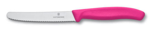 New 6 X Victorinox Steak and Tomato Knife Knives 11cm Wavy Edge - Assorted Colou - Picture 9 of 72