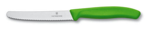 New 6 X Victorinox Steak and Tomato Knife Knives 11cm Wavy Edge - Assorted Colou - Picture 17 of 72