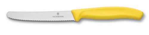 New 6 X Victorinox Steak and Tomato Knife Knives 11cm Wavy Edge - Assorted Colou - Picture 33 of 72