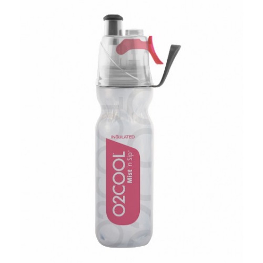 NEW 02 COOL MIST 'N' SIP ARCTIC SQUEEZE 18oz 530ml DRINK BOTTLE RED 02COOL O2COO 