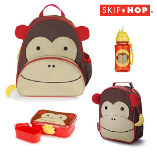 skip hop backpack monkey
