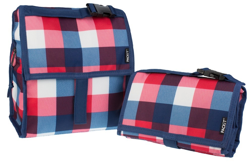 NEW PACKIT FREEZE GO BUFFALO CHECK PERSONAL COOLER LUNCH BAG PACK IT Packit