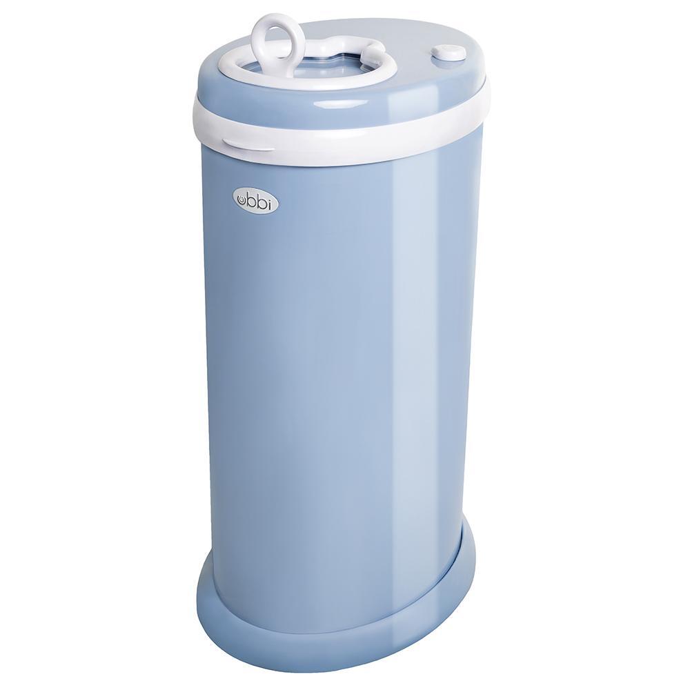 NEW UBBI NEWBORN BABY NAPPY DIAPER PAIL BIN LIGHT BLUE ECO FRIENDLY