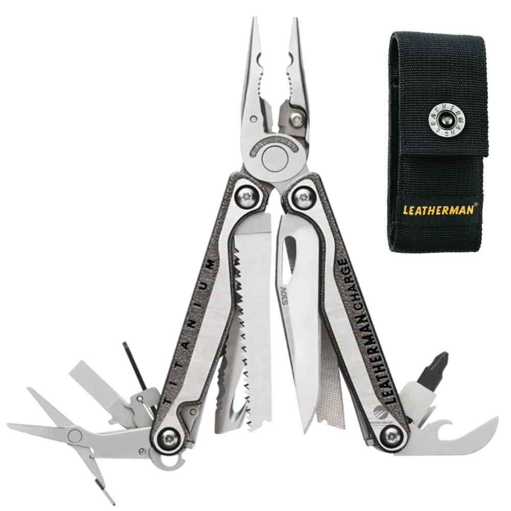 Leatherman Charge TTI + Titanium MultiTool + Nylon Sheath