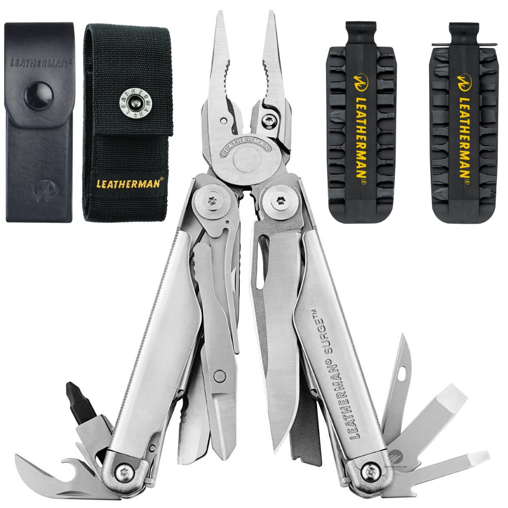 Multiherramientas Leatherman Rebar funda Piel