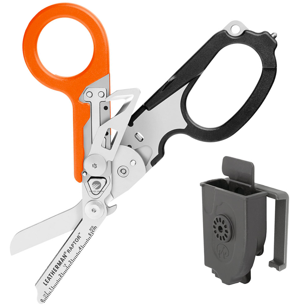 LEATHERMAN RAPTOR MULTITOOL FOLDING SHEARS W/ HOLSTER MEDICAL EMERGENCY ...