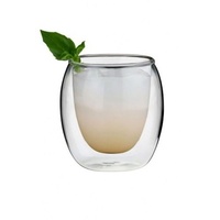 NEW Athena 6 x LEXI Thermo Double Wall Glass Rounded 250ml