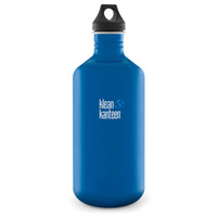 KLEAN KANTEEN CLASSIC 64oz 1900ml BLUE PLANET BPA FREE Water Bottle SAVE !