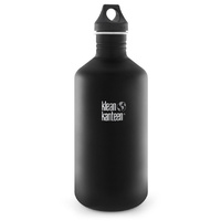 KLEAN KANTEEN CLASSIC 64oz 1900ml SHALE BLACK BPA FREE Water Bottle SAVE !