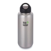 KLEAN KANTEEN WIDE MOUTH 40oz 1182ml Brushed Stainless BPA FREE WATER BOTTLE