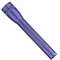 MAGLITE 2AA VIOLET FLASHLIGHT PURPLE MADE IN USA "FREE POSTAGE"