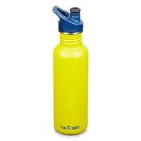 Klean Kanteen Classic 27oz / 800ml Classic w/Sport Cap Water Bottle - Green Apple