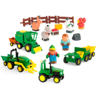 John Deere Vehicle Farm Playset - 20 Piece Set 5+