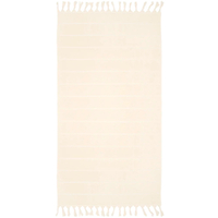 Bambury Santorini Beach Towel  | Ivory 90 x 170cm | Made in Turkey