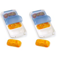 Progressive 1 Cup Freezer Portion Pod With Lid - 2 Pack