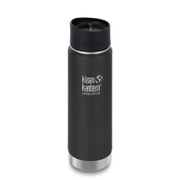 KLEAN KANTEEN 592ml 20oz INSULATED WIDE SHALE BLACK Water Coffee Soup Bottle