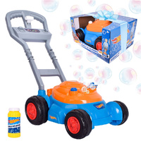 Hot Wheels Bubble N Go Mower with 4oz Bottle - Blue / Orange