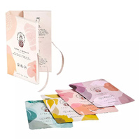 Wanderflower Cruelty Free & Vegan Revitalising Bamboo Sheet Masks Library