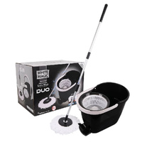 White Magic Spin Mop Duo w/ Bucket