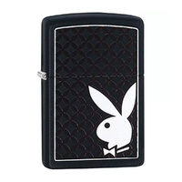 Zippo Windproof Lighter Playboy Black Matte