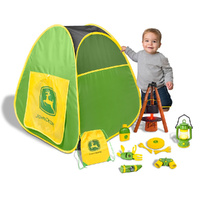 John Deere Pop Up Camping Tent With Accessories 5y+