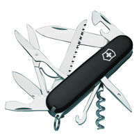 SWISS ARMY Swiss HUNTSMAN BLACK VICTORINOX Free Postage 35825