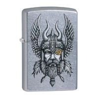 Zippo Viking Street Chrome Windproof Lighter