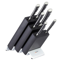 Wusthof Ikon Classic 7pc Knife Block Set Black - Made in Germany