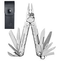 Leatherman REBAR STD Stainless Steel Multi Tool & Leather Sheath *AUTHAUSDEALER*