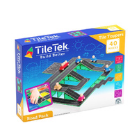 TileTek Tile Topper Road Pack  40 Piece Age 3+