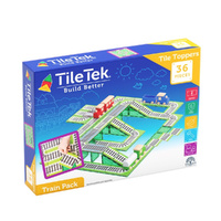 TileTek 36 Piece Tile Topper Train Pack Age 3+