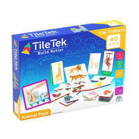TileTek 40 Piece Tile Topper Animal Pack Age 3+