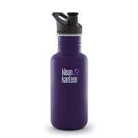 KLEAN KANTEEN THE ORIGINAL 532ml 18oz BPA FREE WATER BOTTLE - BERRY SYRUP PURPLE