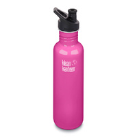 KLEAN KANTEEN THE ORIGINAL 800ml 27oz BPA FREE WATER BOTTLE - WILD ORCHID PINK