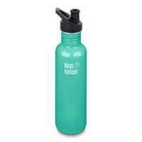 KLEAN KANTEEN THE ORIGINAL 800ml 27oz BPA FREE WATER BOTTLE - SEA CREST AQUA