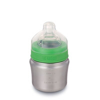 Klean Kanteen 5oz Baby Bottle with Slow Flow Nipple - Stainless Steel